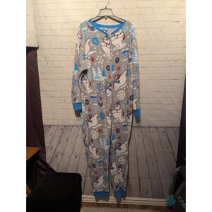 Frosty the snowman Super soft onesie footy pajamas 3x